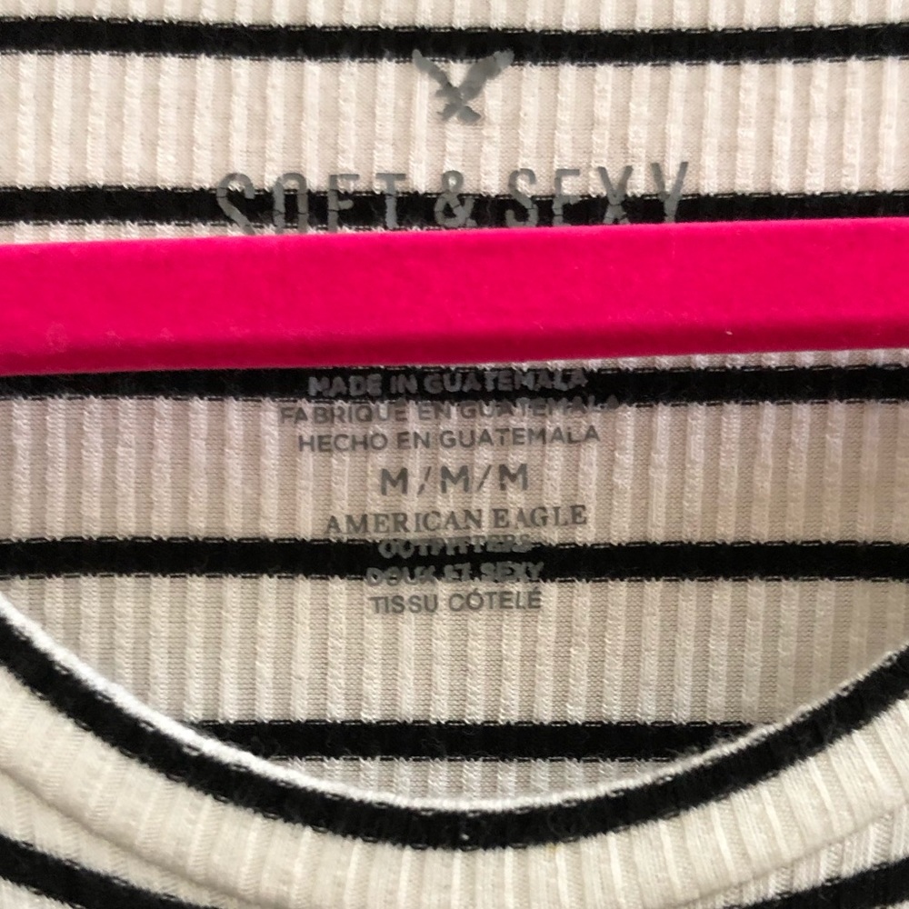 American Eagle Soft & Sexy Striped Top - Picture 3 of 3